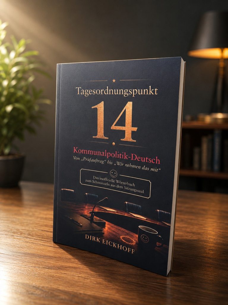 Buchcover „Tagesordnungspunkt 14 – Kommunalpolitik-Deutsch“