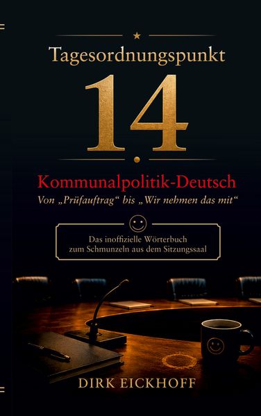 Buchcover „Tagesordnungspunkt 14 – Kommunalpolitik-Deutsch“